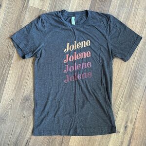Mocha Brown “Jolene” T-Shirt - Small